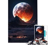 Teenagers Puzzles 1000 Piece Jigsaws Lunar Majesty Help The Brain Exercise Pattern Assembly Relax Games Suitable for Ages 14 And Up (38x26cm)