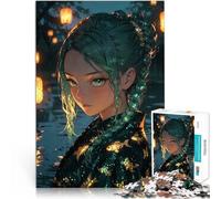 teenagers Puzzles 1000 Piece Jigsaws Midnight Maiden Stressabbau-Spielzeug Lustige Aktivitäten für zu Hause, Geburtstagsgeschenk, Reisegeschenk,38x26cm