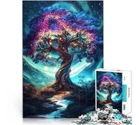 teenagers Puzzles 1000 Piece Jigsaws Mystical Tree of Light Games Toys Gift 26x38cm with Matching Poster and Trivia Sheet for ages 14+