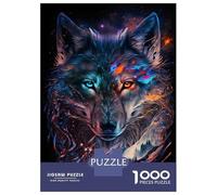 Teenagers Puzzles 1000 Piece Jigsaws Nebula Wolf V3 Jigsaws for Adults Fun Games Presents for Women Deal As Gifts for The Whole Family 38x26cm/1000pcs