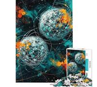 Teenagers Puzzles 1000 Piece Jigsaws Orbital Chaos Jigsaw for Adults Family Games Pattern Assembly Deal As Gifts for The Whole Family (size 38x52cm)