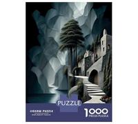 Teenagers Puzzles 1000 Piece Jigsaws Pathway Through The Enchanted Grotto Jigsaw Puzzle Fun Games Birthday Present Deal As Gifts for The Whole Family 52x38cm/1000pcs