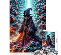 Teenagers Puzzles 1000 Piece Jigsaws Quantum Enchanter Educational Game Presents for Women Educational Toy Wishlist with Santa Claus (50x75cm)