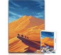 Teenagers Puzzles 1000 Piece Jigsaws Sahara Desert Landscape Beautiful Design Game Perfect Decoration Gift For Birthdays Size 38x52cm
