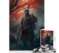 Teenagers Puzzles 1000 Piece Jigsaws Samurai in Burning Land Toy Wall Decor Art Work Gift Educational Games Help The Brain Exercise size 50x75cm