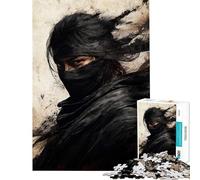 Teenagers Puzzles 1000 Piece Jigsaws Shadow Warrior Graffiti Artwork Adult Puzzles Hands-on Game Presents for Women Deal As Gifts for The Whole Family (Size 38x26cm)