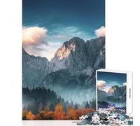 Teenagers Puzzles 1000 Piece Jigsaws Slovenia Triglav Mountain 1000 Jigsaw Puzzle Educational Game Art Work Gifts Suitable for Couples (50x75cm)