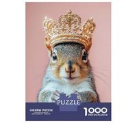 Teenagers Puzzles 1000 Piece Jigsaws Squirrel King Adult Puzzles Relaxing Games Analysis And Logic Stress Reduction Gifts 70x50cm/1000pcs