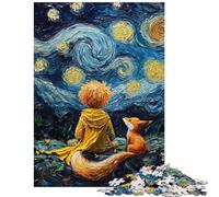 Teenagers Puzzles 1000 Piece Jigsaws Starry Night Whispers Practical Game Hand Speed Race Educational Toy Great Gifts for Gaming Size 38x52cm