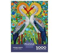 Teenagers Puzzles 1000 Piece Jigsaws Storks in Harmony Jigsaws for Adults Fun Games Presents for Women Deal As Gifts for The Whole Family 70x50cm/1000pcs