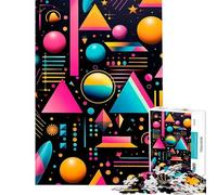 Teenagers Puzzles 1000 Piece Jigsaws Technicolor Tango Learning Educational Toys Relaxing Games Tough Challenge Birthday Gifts (Size 38x26cm)