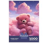 Teenagers Puzzles 1000 Piece Jigsaws Teddy Bear Dreamland Jigsaws for Adults Fun Games Presents for Women Deal As Gifts for The Whole Family 52x38cm/1000pcs