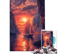 Teenagers Puzzles 1000 Piece Jigsaws The Last Ship Difficult And Challenge Wall Art Family Game for 14+ Puzzle Game Offered (38x52cm)