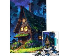 Teenagers Puzzles 1000 Piece Jigsaws The Witch Cottage Challenging To Complete Learning Educational Family Games for And from 14 Years And over (38x52cm)