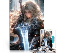 teenagers Puzzles 1000 Piece Jigsaws Valkyrie Romance Handgeschwindigkeitswettbewerb Geeignet für die Schreibtischdekoration52x38cm