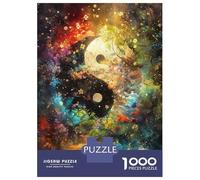Teenagers Puzzles 1000 Piece Jigsaws Yin Yang Nature Art Jigsaws for Adults Fun Games Presents for Women Deal As Gifts for The Whole Family 70x50cm/1000pcs