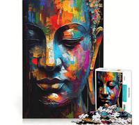 Teenagers Puzzles 1000 Piece Jigsaws Zen Buddha Practical Game Difficult And Challenge Challenging Game Gifts 38x52cm