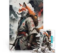teenagers Puzzles 2000 Piece Jigsaws Kitsune Warrior Japan Stressabbau eignet sich ideal als Geschenk für die ganze Familie70x100cm