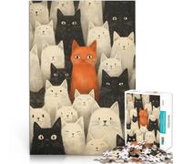 teenagers Puzzles 2000 Piece Jigsaws Many Cats Crowd Stressabbau-Spielzeug Wanddekoration Einzigartige Geburtstags- und Weihnachtsgeschenke70x100cm