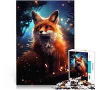 teenagers Puzzles 2000 Piece Jigsaws Red Fox Mysterious Lernspiele Heimdekoration Wunschliste mit dem Weihnachtsmann70x100cm
