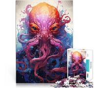 teenagers Puzzles 2000 Piece Jigsaws Sea Kraken Watercolor DIY-Spielzeug eignet sich ideal als Geschenk für die ganze Familie70x100cm