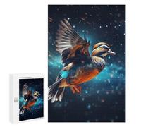 Teenagerss 1000 PCS Jigsaw Puzzle Colorful Flying Duck Artwork Jigsaws for Adults Relaxing Games Improve Memory Fun Activities at Home 1000 PCS