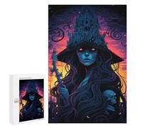 Teenagerss 1000 PCS Jigsaw Puzzle Dark Queen's Crown Jigsaws for Adults Relaxing Games Improve Memory Fun Activities at Home 1000 PCS