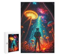 Teenagerss 1000 PCS Jigsaw Puzzle Mystical Mushroom Forest Teenagers Puzzles Relaxing Games Enhance Memory Unique Birthday And Xmas Gifts 1000 PCS