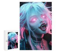 Teenagerss 1000 PCS Puzzle Anime Girl Vampire Boss Jigsaw Puzzles for Adults Stress Reliever Educational Challenge Unique Challenge Game 1000 PCS