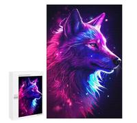 Teenagerss 1000 PCS Puzzle Colorful White Wolf Puzzle for Adults Anti-Stress Toys Difficult Challenge Great Gift for Gaming 1000 PCS