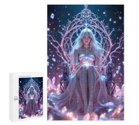 Teenagerss 1000 PCS Puzzle Crystal Queen Adult Jigsaw Puzzles Precision Cutting Help The Brain Exercise Challenging Family Fun Game 1000 PCS