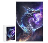 Teenagerss 1000 PCS Puzzle Electric Dragon Artwork Puzzle for Adults Anti-Stress Toys Difficult Challenge Great Gift for Gaming 1000 PCS