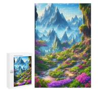 Teenagerss 1000 PCS Puzzle Enchanted Mountain Valley Puzzles for Adults Family Game Staycation Kill Time Birthday Present, Gifts, 1000 PCS