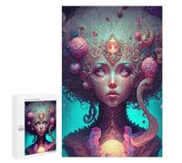 Teenagerss 1000 PCS Puzzle Fantasy Queen's Crown Puzzle for Adults Anti-Stress Toys Difficult Challenge Great Gift for Gaming 1000 PCS