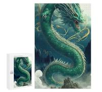 Teenagerss 1000 PCS Puzzle Flying Dragon Jigsaw Puzzles for Adults Stress Reliever Educational Challenge Unique Challenge Game 1000 PCS