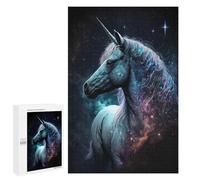 Teenagerss 1000 PCS Puzzle Galactic Unicorn Fantasy Art -1 Adult Jigsaw Puzzles Precision Cutting Help The Brain Exercise Challenging Family Fun Game 1000 PCS