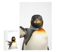 Teenagerss 1000 PCS Puzzle King Penguin Selfie Puzzle for Adults Anti-Stress Toys Difficult Challenge Great Gift for Gaming 1000 PCS