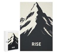 Teenagerss 1000 PCS Puzzle Mountain Climber Rise Adult Jigsaw Puzzles Precision Cutting Help The Brain Exercise Challenging Family Fun Game 1000 PCS