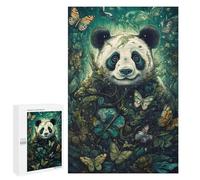 Teenagerss 1000 PCS Puzzle Panda Butterfly Adult Jigsaw Puzzles Precision Cutting Help The Brain Exercise Challenging Family Fun Game 1000 PCS