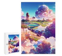 Teenagerss 1000 PCS Puzzle Pastel Cloudscape Fantasy Puzzles for Adults Family Game Staycation Kill Time Birthday Present, Gifts, 1000 PCS
