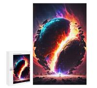 Teenagerss 1000 PCS Puzzle Planetary Convergence A Cosmic Dance -1 Puzzles for Adults Family Game Staycation Kill Time Birthday Present, Gifts, 1000 PCS