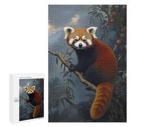Teenagerss 1000 PCS Puzzle Red Panda on Branch Puzzle for Adults Anti-Stress Toys Difficult Challenge Great Gift for Gaming 1000 PCS