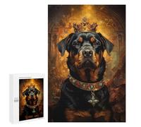 Teenagerss 1000 PCS Puzzle Rottweiler King Puzzle for Adults Anti-Stress Toys Difficult Challenge Great Gift for Gaming 1000 PCS