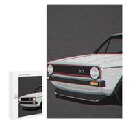 Teenagerss 1000 PCS Puzzle White Car Retro Puzzle for Adults Anti-Stress Toys Difficult Challenge Great Gift for Gaming 1000 PCS