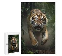 Teenagerss 1000 PCS Puzzle Wild Tiger Roar Puzzle for Adults Anti-Stress Toys Difficult Challenge Great Gift for Gaming 1000 PCS