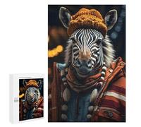 Teenagerss 1000 PCS Puzzle Zebras Striped Cheer Puzzle for Adults Anti-Stress Toys Difficult Challenge Great Gift for Gaming 1000 PCS