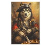Teenagerss 1000pcs(75x50cm) Jigsaw Puzzle Pirate Wolf Treasure Chest Puzzles for Adults Hands-on Game Birthday Present Unique Birthday And Xmas Gifts 1000pcs(75x50cm)