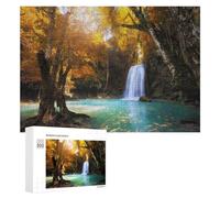 Teenagerss 300 PCS Jigsaw Puzzle Autumnal Waterfall Serenity -1 Jigsaws for Adults Relaxing Games Improve Memory Fun Activities at Home 300 PCS