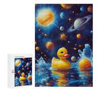 Teenagerss 300 PCS Jigsaw Puzzle Space Duck Goose 3 Puzzle for Adults Family Games Staycation Kill Time Unique Birthday And Xmas Gifts 300 PCS