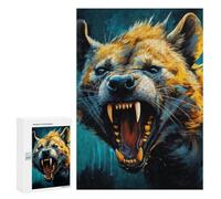 Teenagerss 300 PCS Jigsaw Puzzle Wild Canine Roar Jigsaws for Adults Relaxing Games Improve Memory Fun Activities at Home 300 PCS